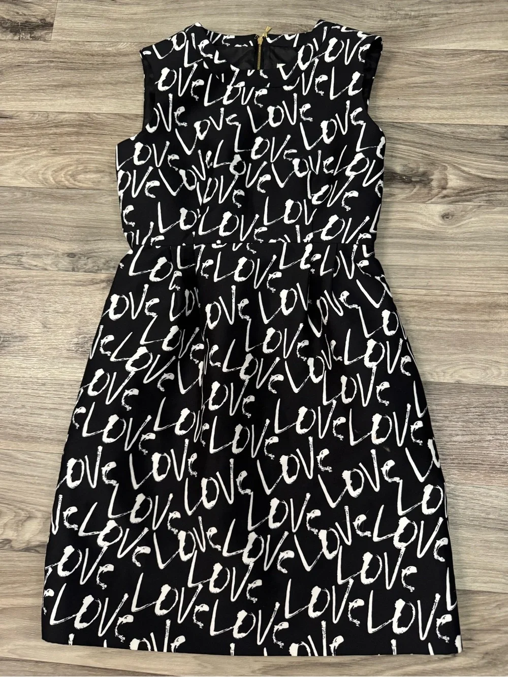 Kate Spade New York Mindy Love Print Sleeveless Sheath Mini Dress Size 2